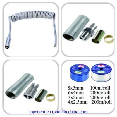 2 Holes Curve Handpiece Tubing 2/4 Holes Connector Taiwan Water &amp; Air Tubing