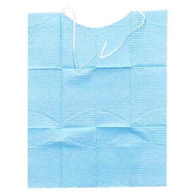 Custom Dentist with a Tie Blue Green 2ply Napkins Bib Aprons Polyback Towel Disposable Patient Bib