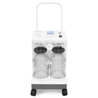 High Vacuum Medical Mobile Electric Operating Phlegm Suction Apparatus Unit Machine