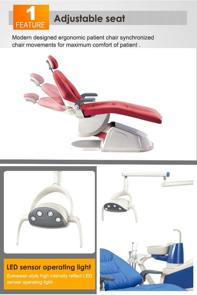 Ce & FDA Luxury Dental Unit, China Best Dental Supplier Manufacturer, Chinese Cheap Dental Product Brand, Dental Material, Dental Chair Company Price