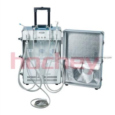 Hochey Medical Good Quality Available Full Set Portable Foldable Mobile Dental Unit Whitening Machine for Dental Clinic