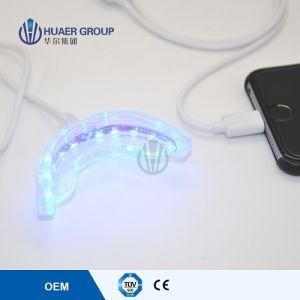 Food Grade Material Silicone Mouthpiece White Light Smile Teeh Whitening Light