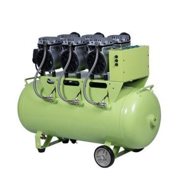 90 Liter Tanks Quiet Oil Free Silent Type Dental Air Compressor