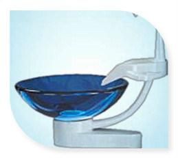 Dental Spare Parts Set of Glass Spittoon for Dental Chair