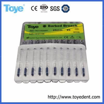 Promotion High Quality Dental Barbed Broaches Root Canal File Hand Use
