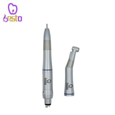 E-Generator LED Dental Low Speed Kit. 202K3 Handpiece Kavo Type Low Speed Set Contra Angle Straight Handpiece and Air Motor Internal Water