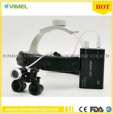 3.5X420mm Dental Lab Medical Loupe Magnification Binocular Surgery Surgical Magnifier Headlight