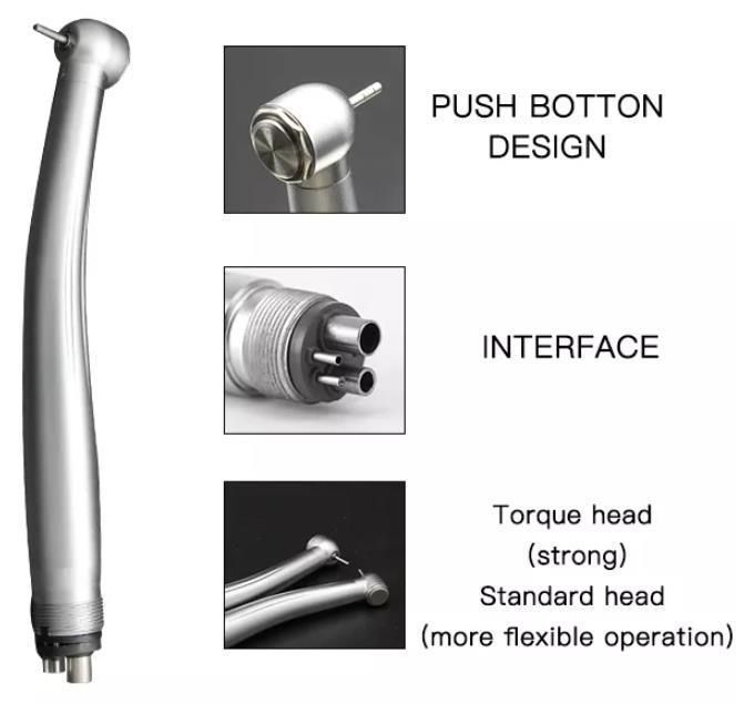 Dental High Speed Generator Handpiece Dental Turbine Without LED