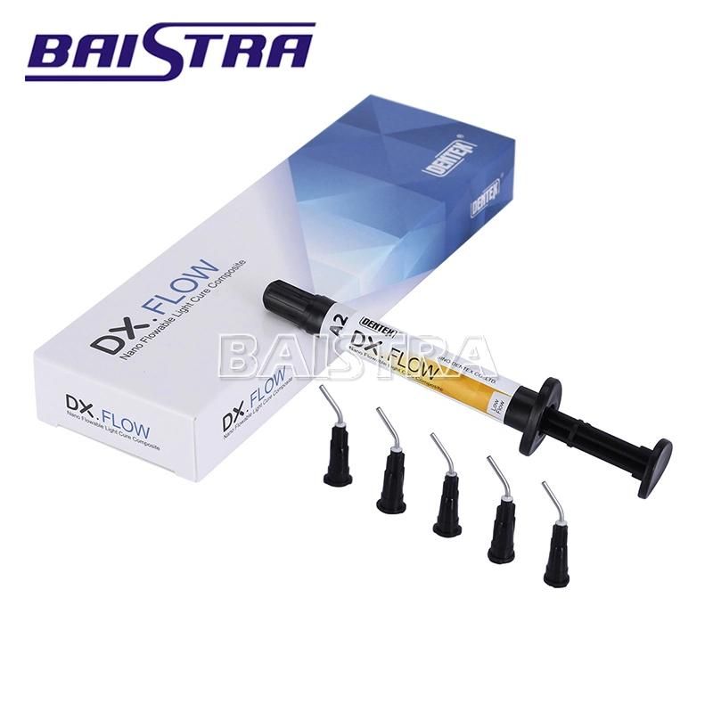 Dentex Filling Material Low Flow Dental Flowable Light Cure Composite