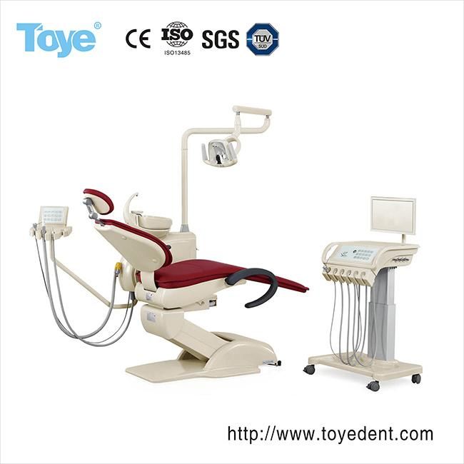 Integral Dental Chair Floor Standing Unit with Mobile Cart