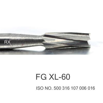 High Quality Dental Surgical Burs Carbide Drill 25mm Shank FG XL-60