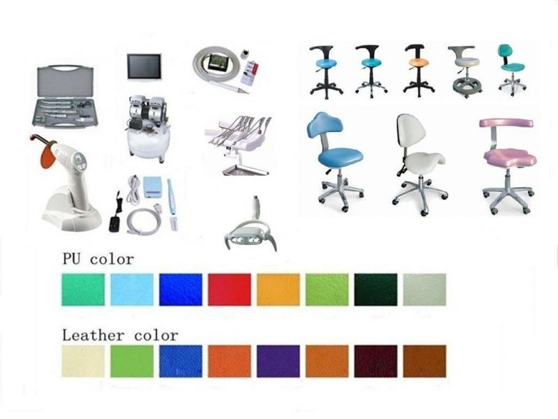 New Design Economic Dental Chair with Operation Lamp (Kj-917)