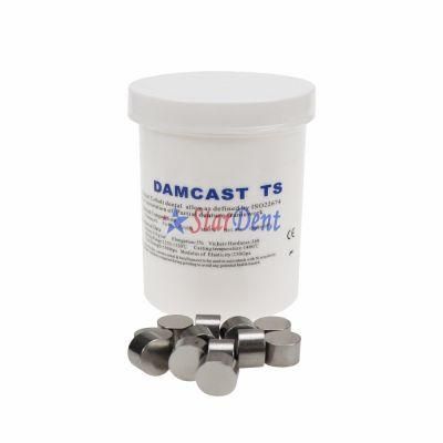 Dental Damcast Alloy in Nb/Np/Cc/Soft/PS/Ts for Dental Crown Laboratory Materials