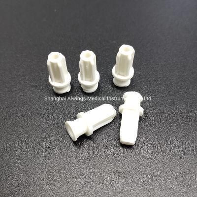 White Dental Irrigation Syringe Caps