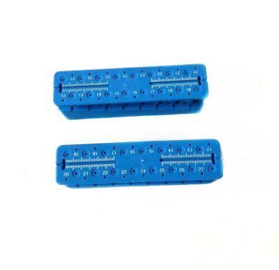 Dental Block Measuring Instrument Ruler/ Mini Measuring Block Dentistry Tool Material
