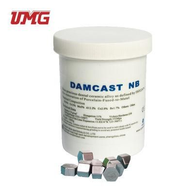 Damcast Nb Ceramic Alloy Nickel-Zzchrome Dental Alloy with Be