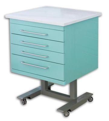 Metal Stainless Steel Dental Cabinet with Sink and Drawers