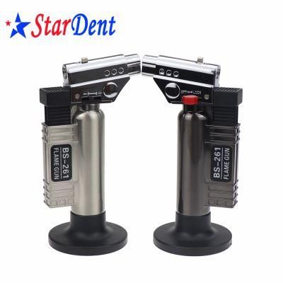 Dental Material Stainless Steel Body Flame Gun Torch 261 Jet Cigar Lighter