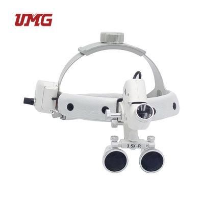 3.5X Wireless Magnification Binocular Dental Surgical Loupes with LED Headlight
