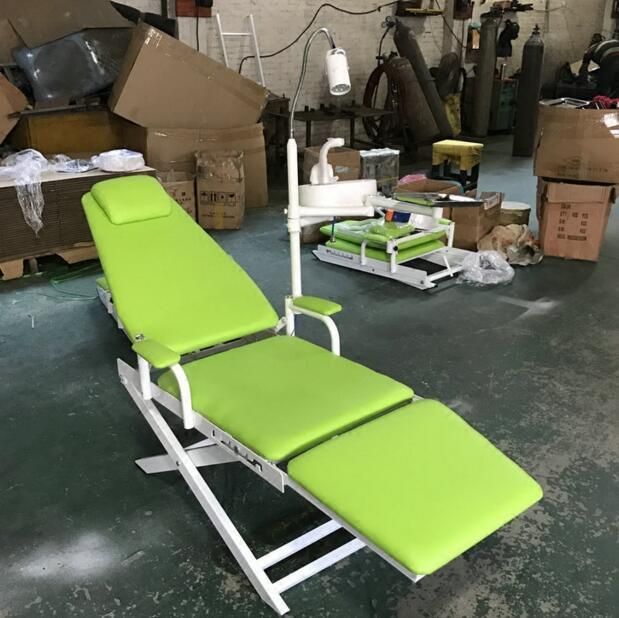 Folding Chair Portable Dental Chair with LED for Dentist Clinic