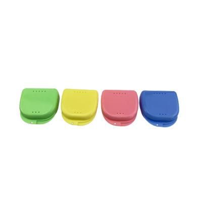 Cheap Plastic Dental Retainer Box Orthodontic Retainer Box with Slots