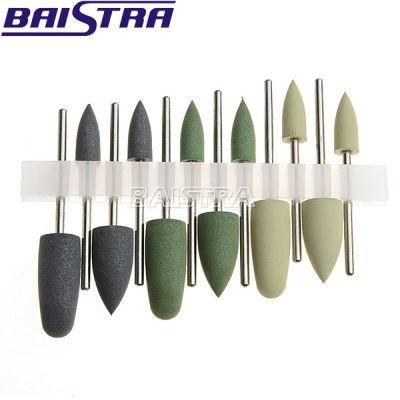 Dental HP 0412 Diamond Burs Hidden Resin Base Polishing Kit for Low Speed