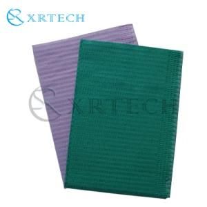 Medical Supply Disposable 3 Ply Waterproof Paper Dental Products Bibs for Oral Clinics