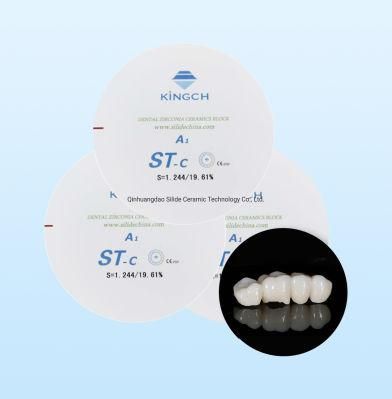 Factory Price Dental Zirconia Ceramics Multilayer Preshaded Blocks