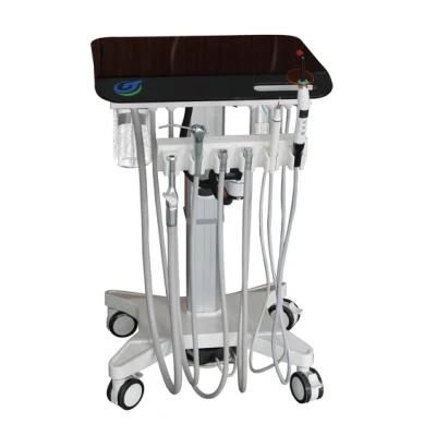 High Quality Dental Treatment Unit Moveable Portable Dental Unit with Suction Foot Controller