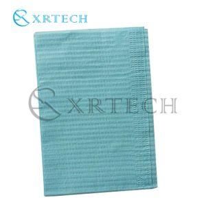 Disposable Patient 3 Ply Paper Dental Bibs for Medical Clinics
