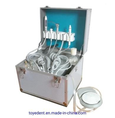 Mobile Portable Dental Unit with Scaler, Curing Light for Clinic