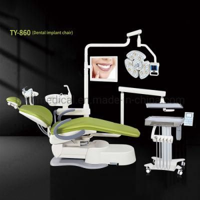 Shadowless Light Implant Dental Chair with Mobile Cart Good Price