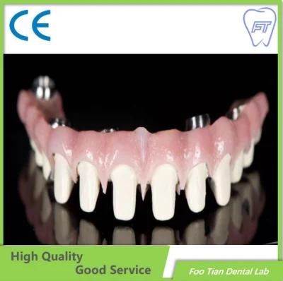 High Quality Denture Zirconia Crown with High Aesthetic and Natural Customized