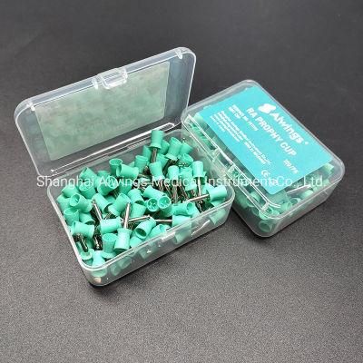 Latch Type Green Dental Disposable Prophy Cup