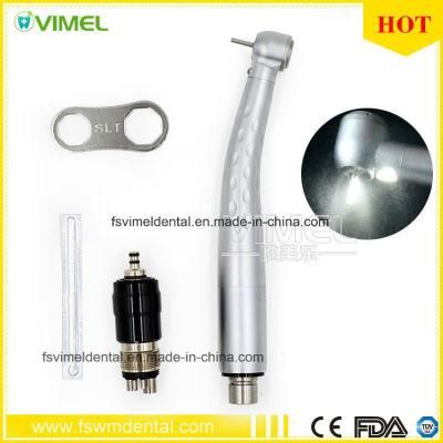 LED Dental Turbine Handpiece with Quick Coupler Ce Approved