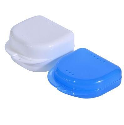 Colorful Dental Oral Denture Box Retainer Case with FDA CE ISO