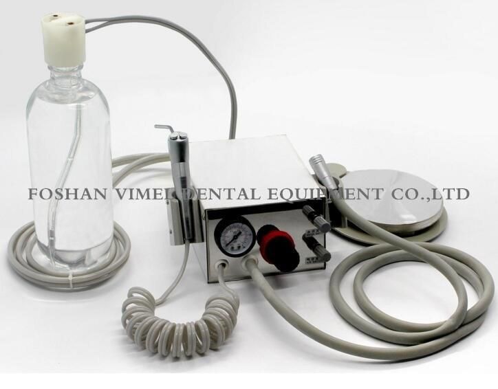 Mobile Dental Gas Portable Air Turbine Unit Metal