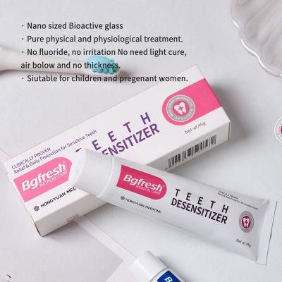 Dental Care Material OEM Supplier Dental Desensitizer Paste of Bio-Active Glass to Cure or Reduce Teeth Hypersensivity by Medical or Home Use E