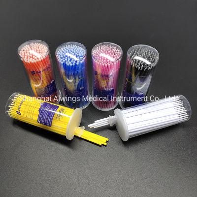 Dental Equipments Dental Disposable Micro Applicator with Plastic Bottle Packing