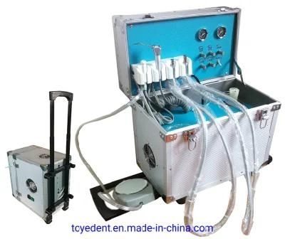 Luggage Type Suitcase Portable Dental Unit for Dentist Use