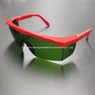 UV Protective Safety Glasses with Red Adjustable Legs
