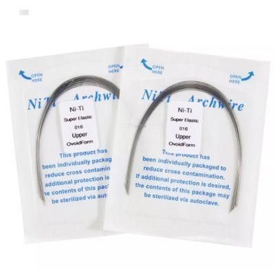 Orthodontic Dental Wires Super Elastic Niti Rectangle/Round Upper Orthodontic Archwires