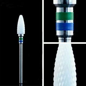 White Ceramic Nail Drill for Nail Art Salon