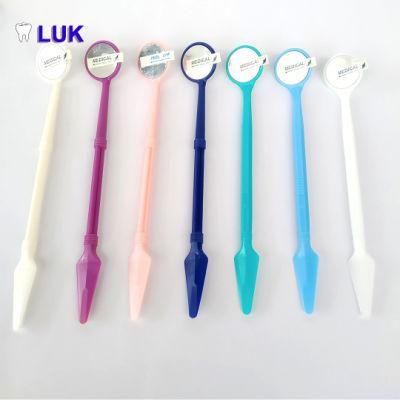 Hot Sale Teetch Exam Dental Disposable Mouth Mirror Colorful