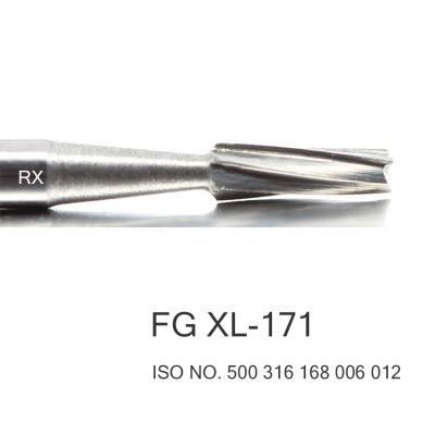 Dental Cutter Surgical Burs Clinic Drill 25mm Shank FG XL-171