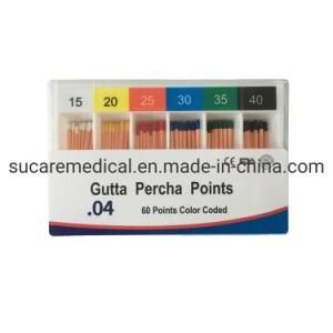 Disposable Dental Gutta Percha Points Color Coded