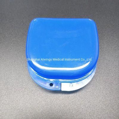 Medium Size 81*83*29mm Dental Blue Retainer Box