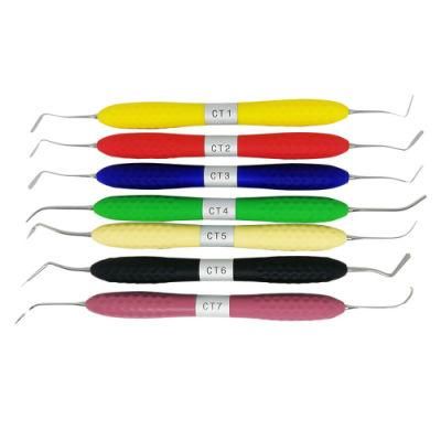 Dental Spatula Colourful Resin Filler Composite Resin Filling Restoration Instrument