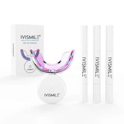 Wireless Rechargeable Advanced Dual High-Intensity LED Premium Home Teeth Whitening Kit