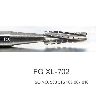 Dental Surgical Instruments Carbide Cross Cut Drill 25mm Shank FG XL-702